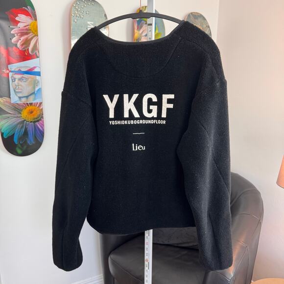 yoshiokubo GROUNDFLOOR Fleece Utility Cardigan Jacket O/S - Picture 4 of 5